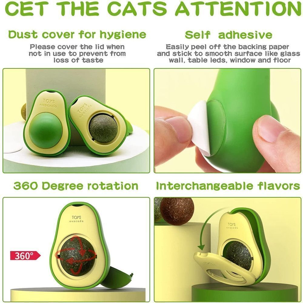 Cute Avocado Luxury Cat Toys.