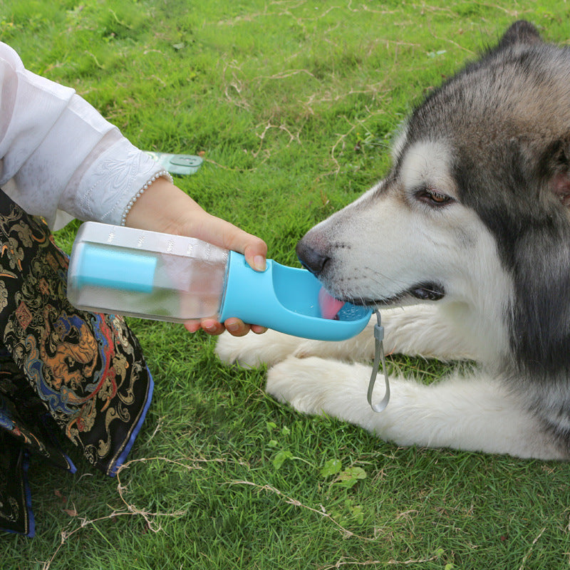 Portable Cat and Dog Water Bottle and Food Feeder