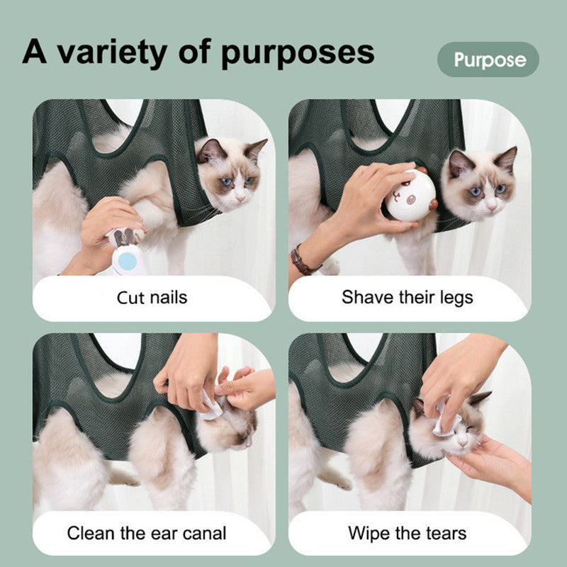 luxurious Pet Grooming Restraint Bag.