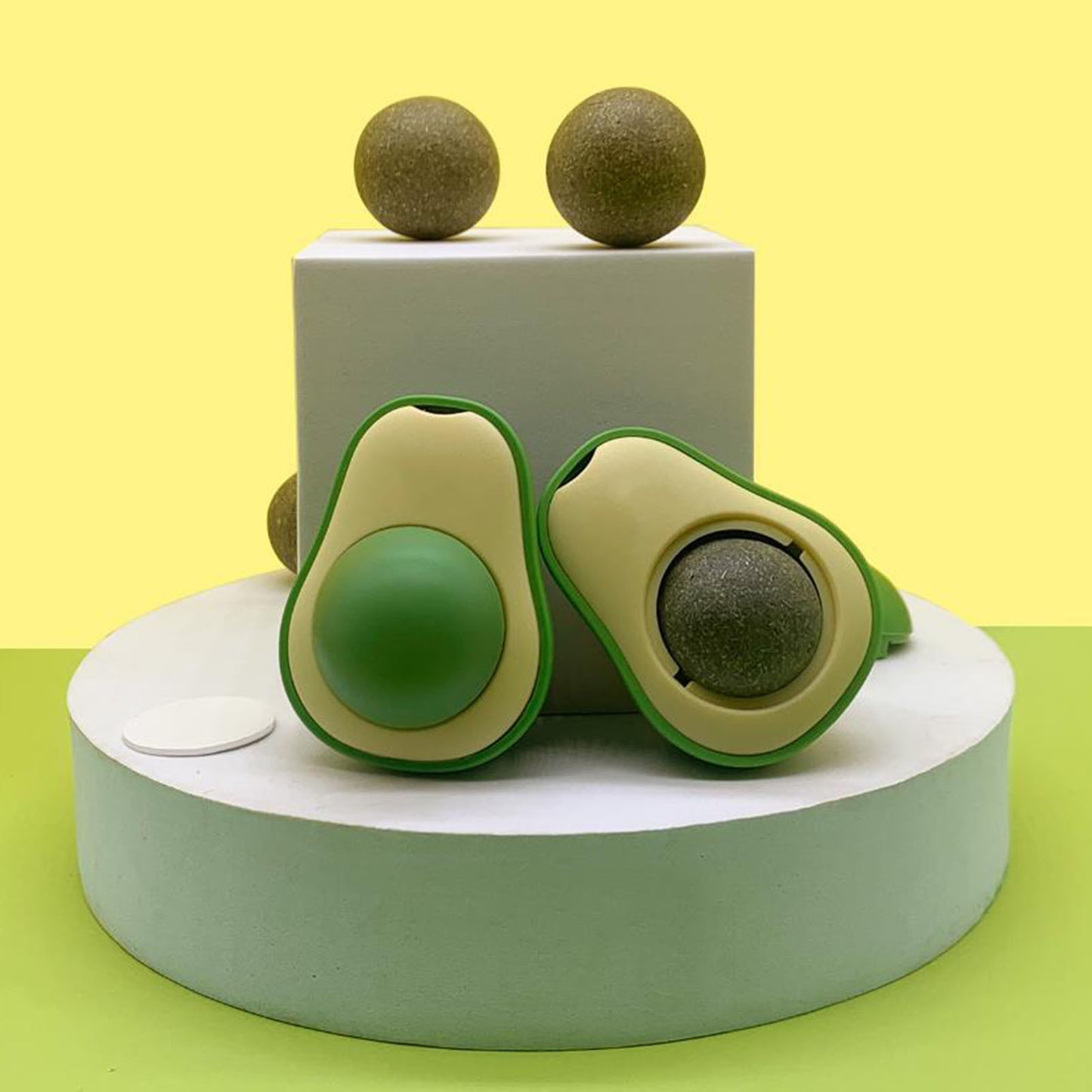 Cute Avocado Luxury Cat Toys.