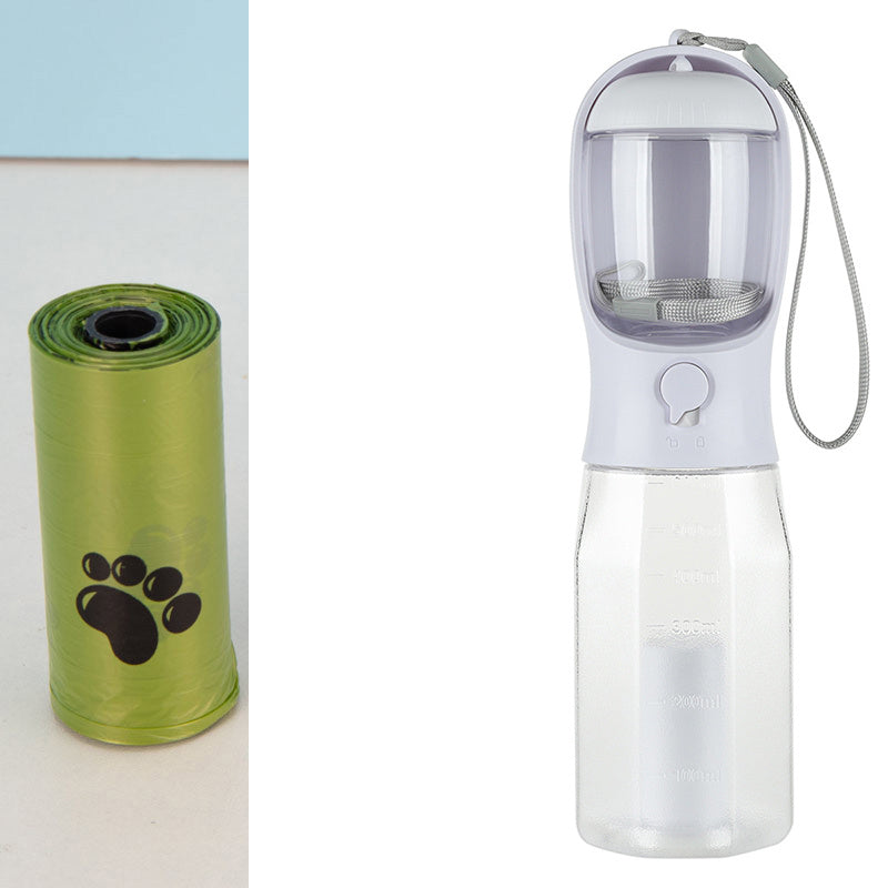 Portable Cat and Dog Water Bottle and Food Feeder