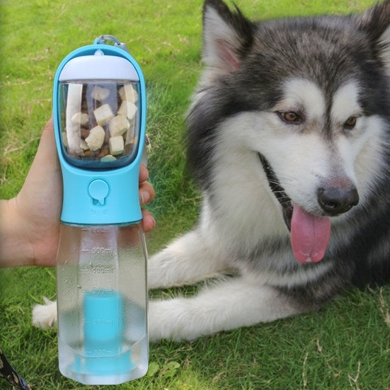 Portable Cat and Dog Water Bottle and Food Feeder